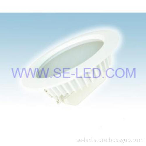 Netural White Decorative Flat 12W PC LED Down Light